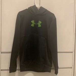 Under Armour Black/Neon Green Hoodie